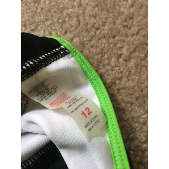 ZeroXPosur Girls Floral Print Swimsuit Floral Printed Sides Size 12 - Picture 10 of 10